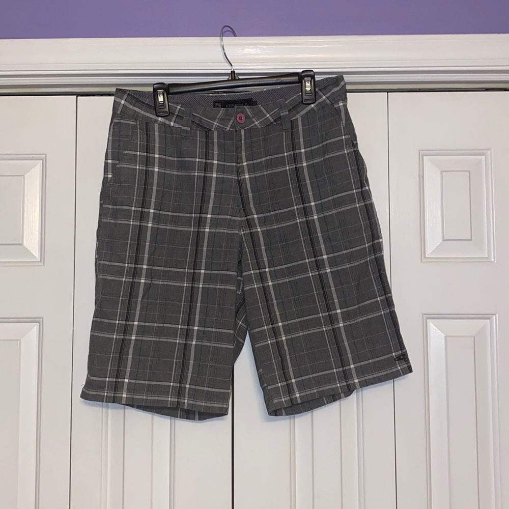 Men’s 34 Plaid O’Neill shorts